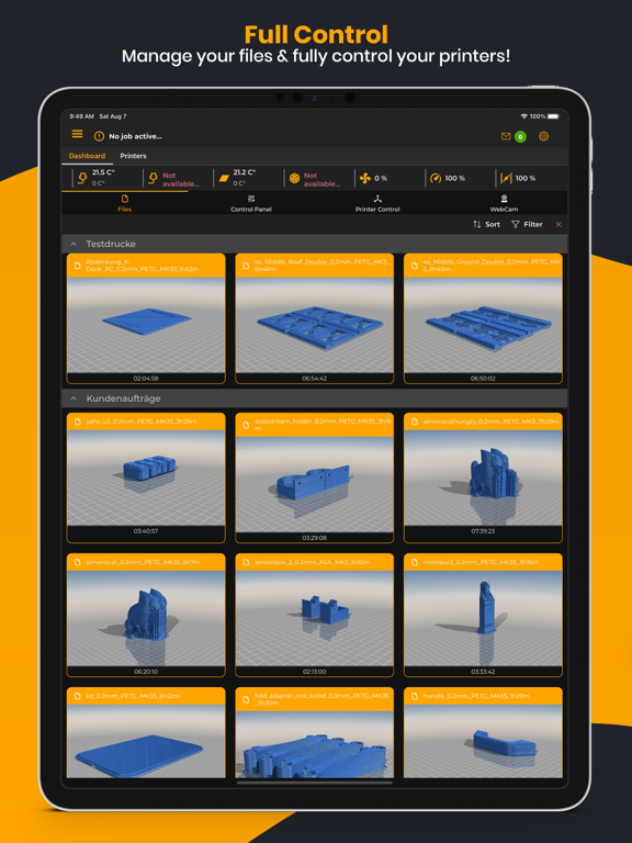 Screenshot #4 pour RC Repetier Server Pro