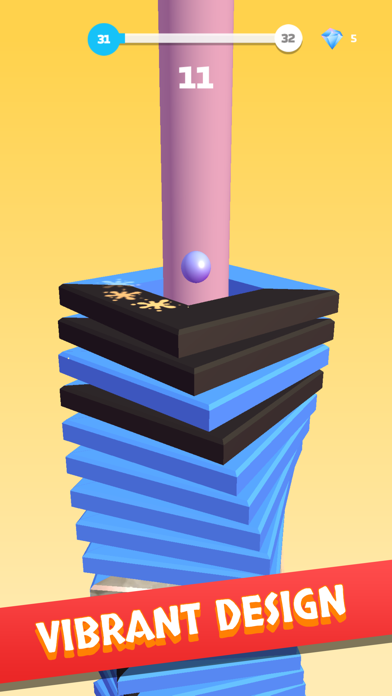 Screenshot #3 pour Helix Stack Jump: Fun Jeux 3D