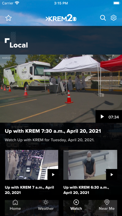 Spokane News from KREM Screenshot