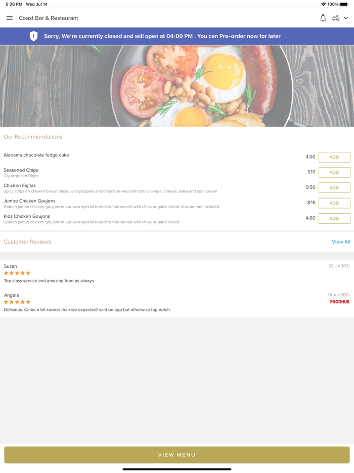 Coast Bar and Restaurant