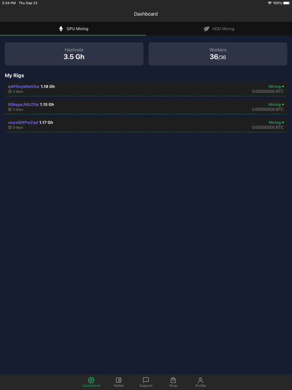 Screenshot #4 pour USBitFarm