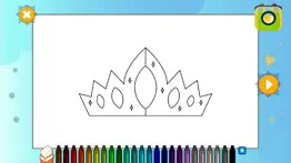 princess coloring kids games iphone screenshot 1