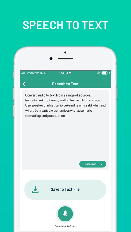 Text To Speech : Voice Memo screenshot-3