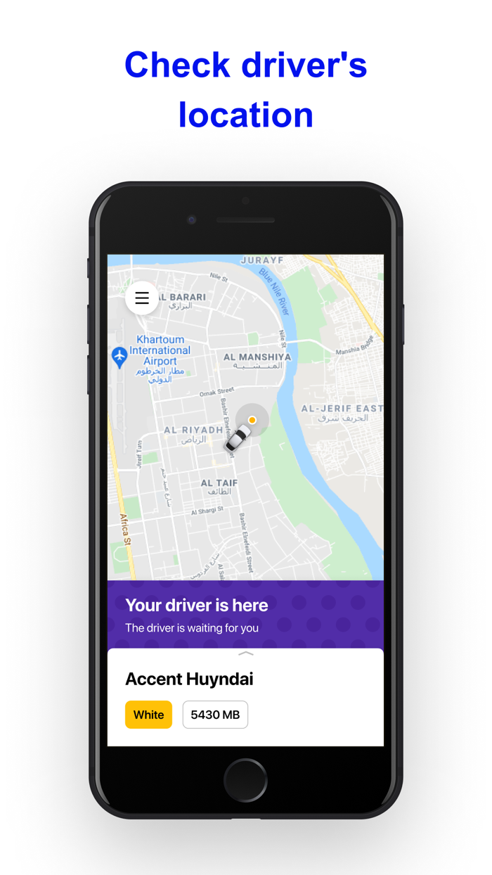 Waddina book taxi in Sudan