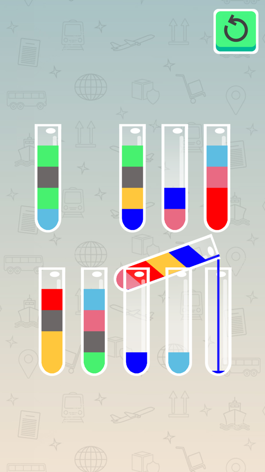 #1. Artist Sort 3D - Water Stack (iOS) 由: Amanda Corona