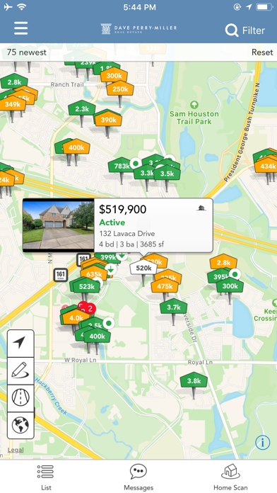 Dave Perry-Miller Real Estate Screenshot