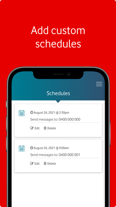 Vodafone Business Answering Screenshot