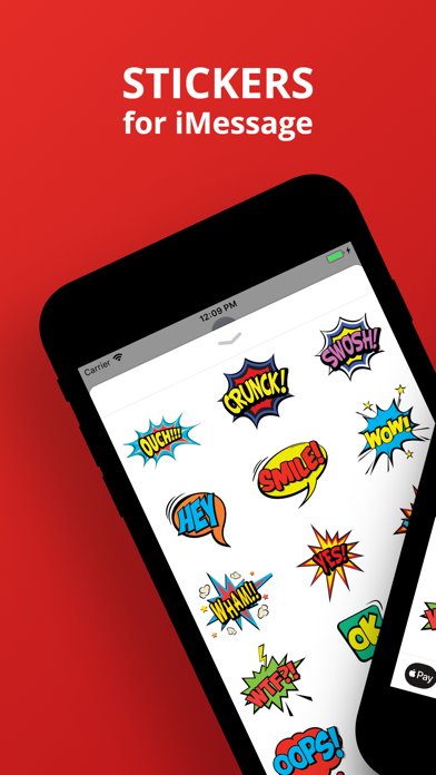 Color comics bubbles stickers Screenshot