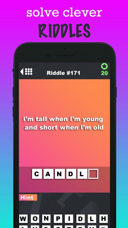 Riddles Puzzle Game IQ Test