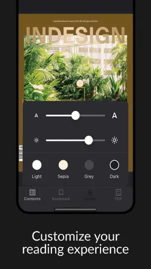 Скриншот INDESIGN на iPhone 5