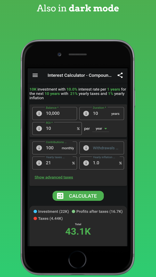 #7. Interest Calculator - Compound (iOS) 由: Jose Miguel Varela Marcos