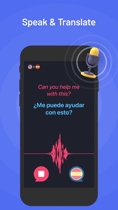 Translator X: Text Voice Photo Screenshot