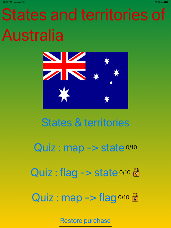 App screenshot