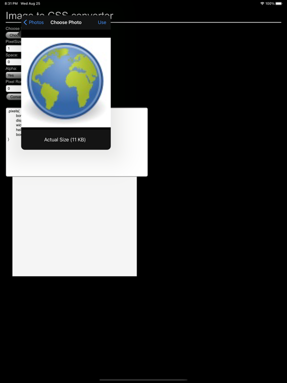 Screenshot #5 pour IMG2CSS