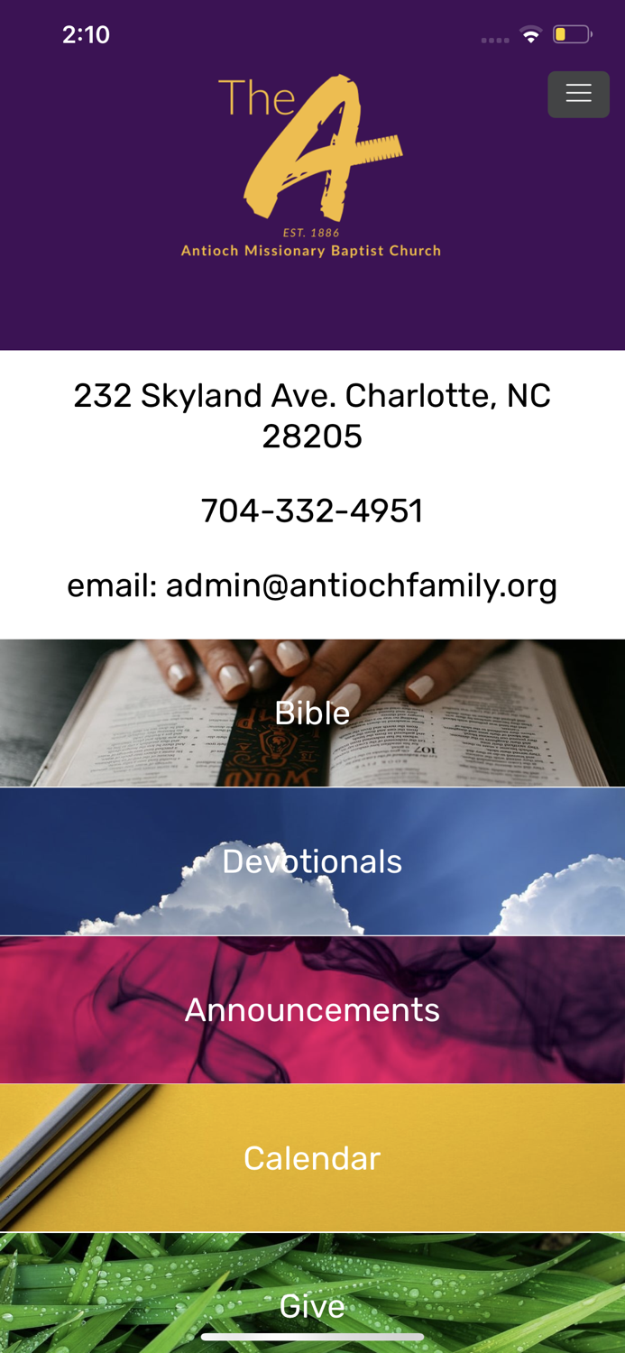 Antioch Missionary Baptist NC