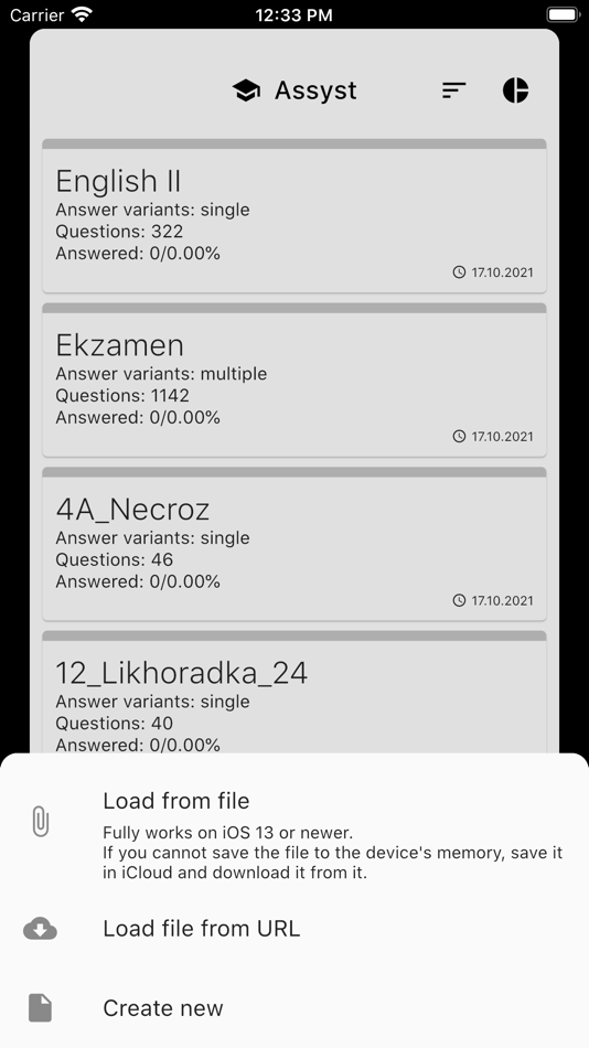 #2. Assyst – testing and exams (iOS) 由: Denis Butko