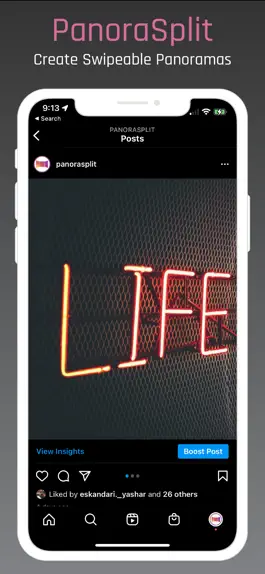 Game screenshot PanoraSplit for Instagram mod apk