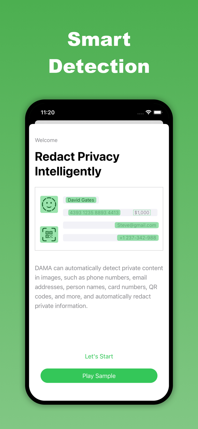 DAMA - Smart Redact