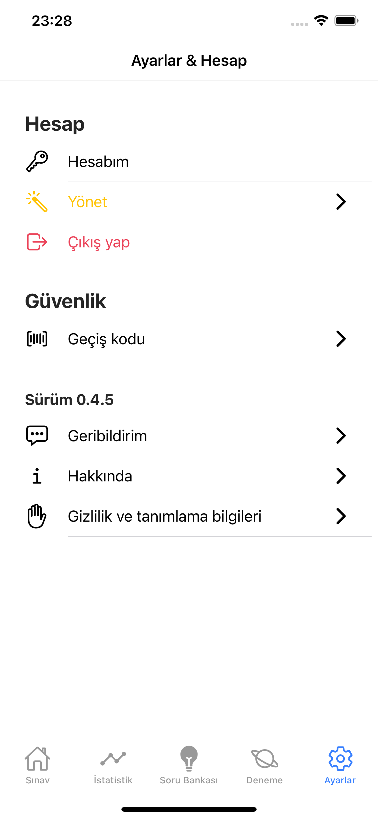 Odak Sınav