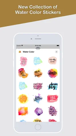 Game screenshot Watercolor Typography apk