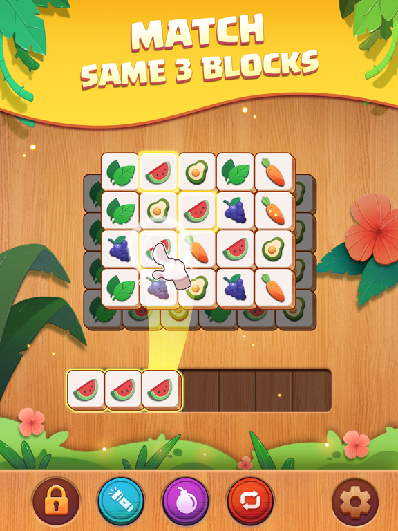 Match Puzzle Three Merge 3D IO iPad screenshot