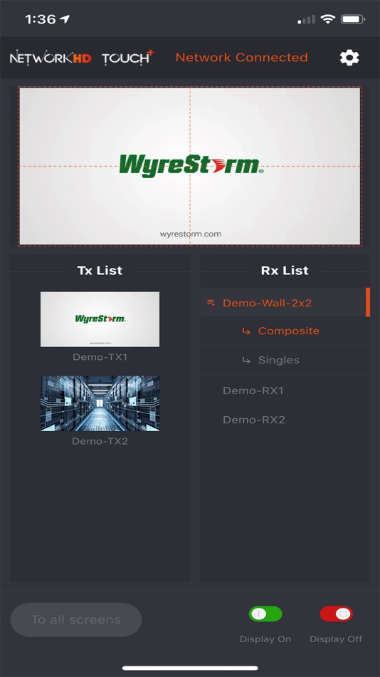 #1. NetworkHD Touch Plus (iOS) 由: wyrestorm