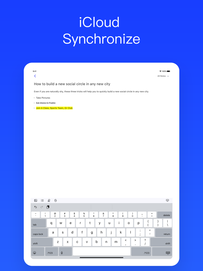 Q Notes - Take notes easily