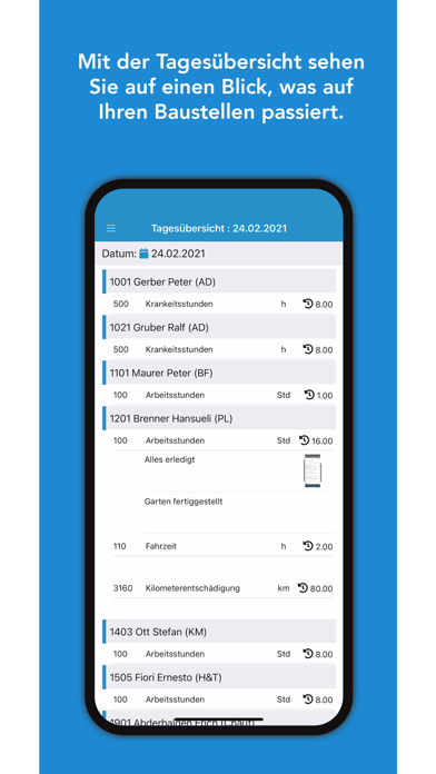 SORBA Zeit Screenshot