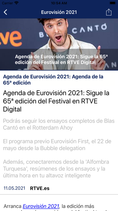 Eurovisión  rtve.esのおすすめ画像4