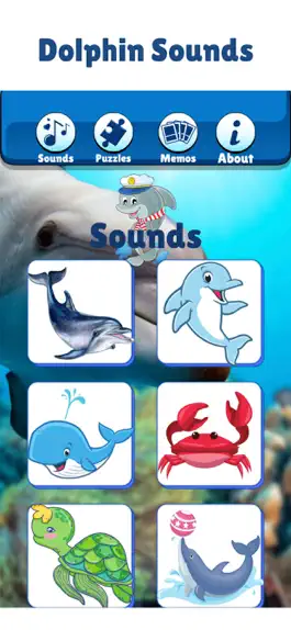 Game screenshot Морской мир: дельфин и кит игр apk
