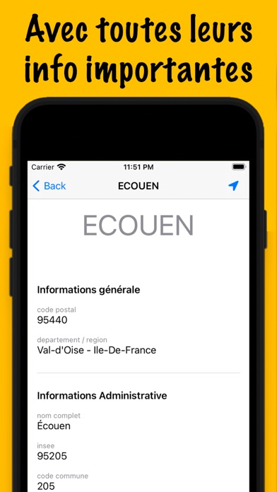 Screenshot #2 pour Code Postal FR