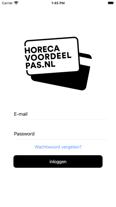 HorecaVoordeelPas Screenshot