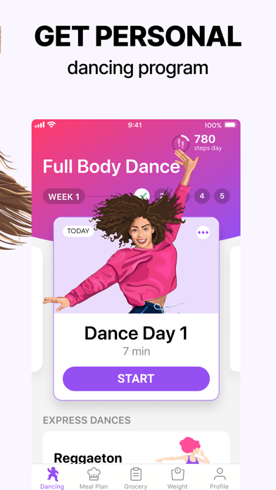 Organic Dance: Weight Loss App Screenshot