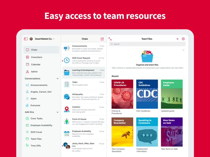 Crew Messaging and Scheduling