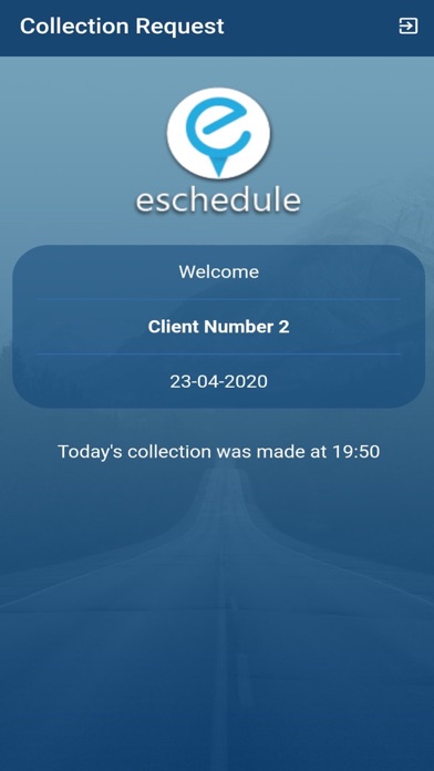 Eschedule Client App Screenshot