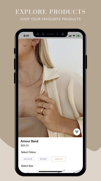 Francesca Jewellery Screenshot