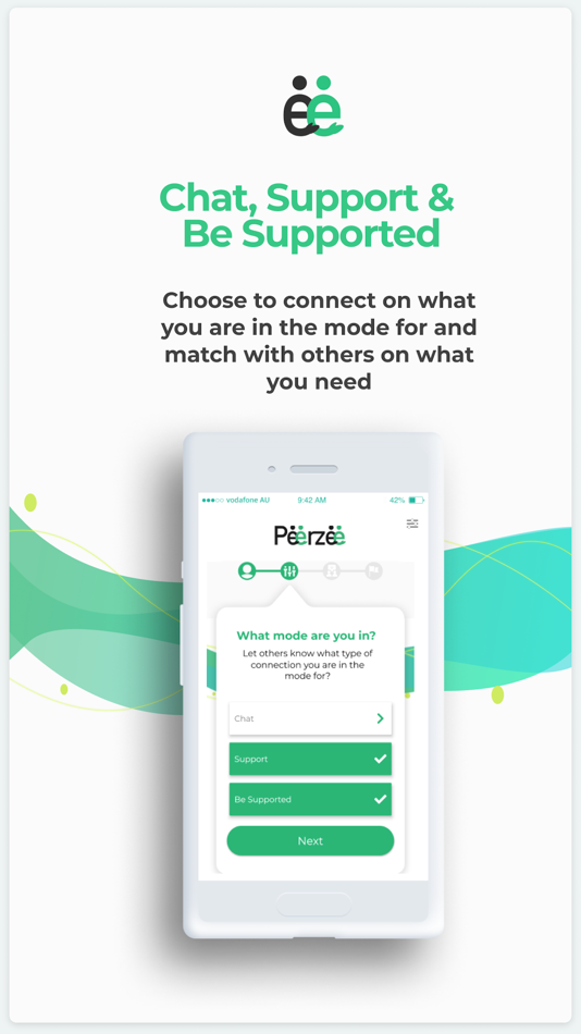 #4. Peerzee - 1 to 1 Peer Support (iOS) 由: Shelley Beeston