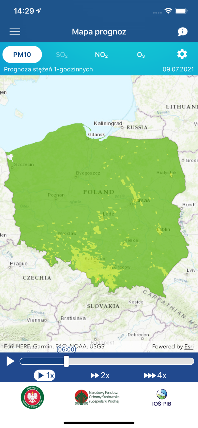 Jakosc powietrza w Polsce