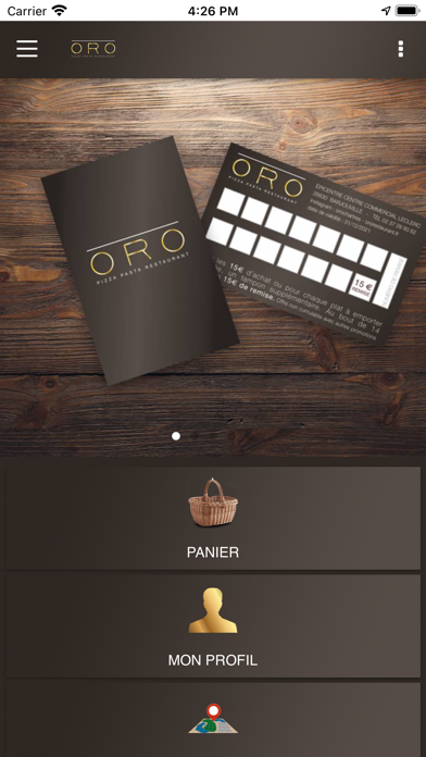 Screenshot #1 pour Oro Restaurant