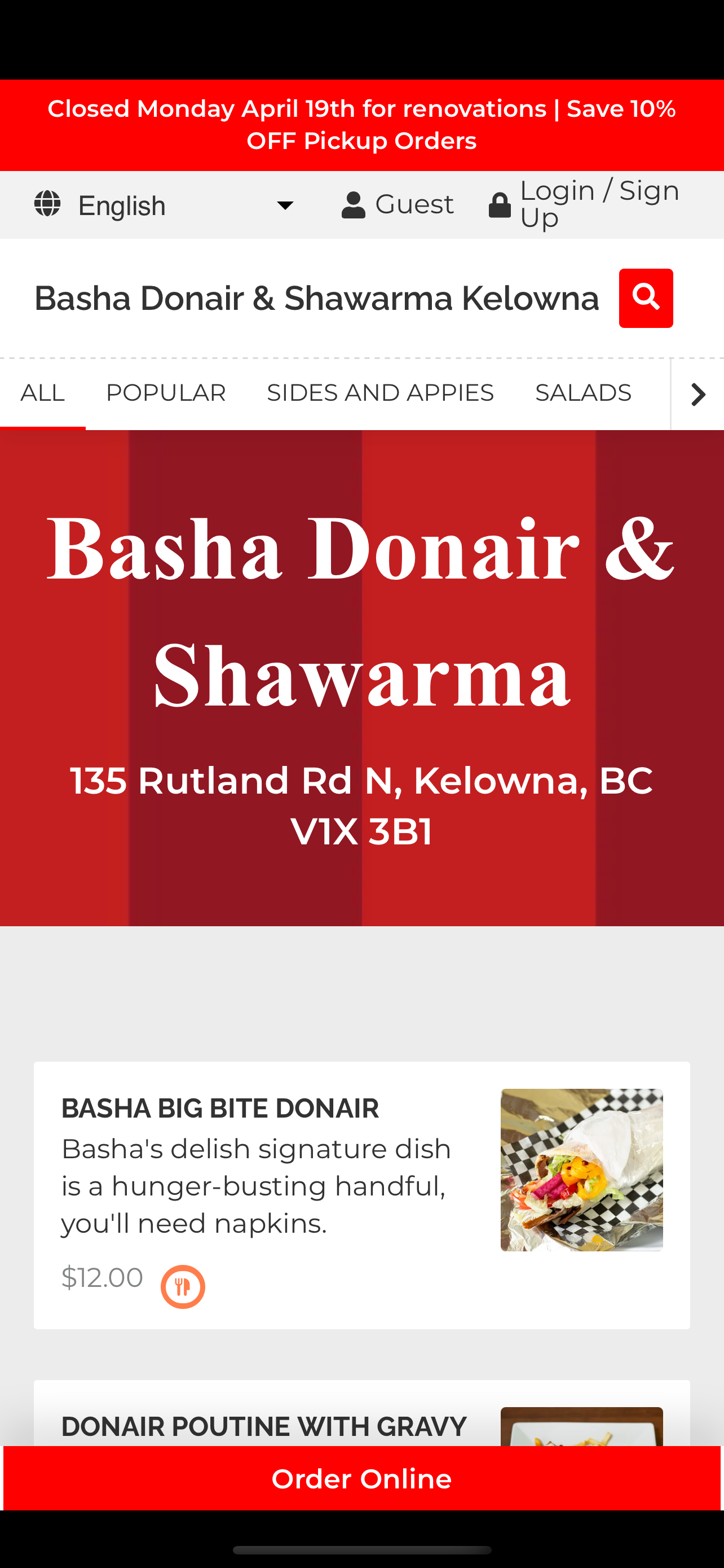 Basha Donair & Shawarma