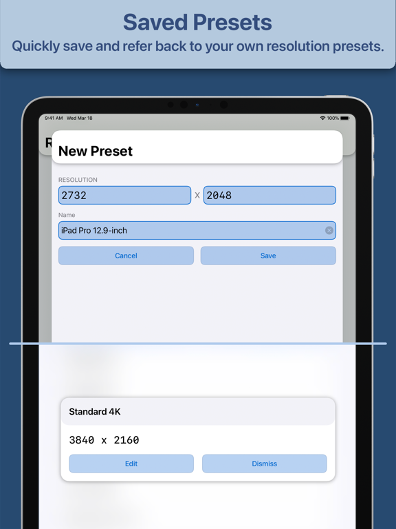 Resolutioner iPad screenshot 4 - Developer Tools app