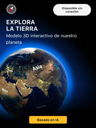 Screenshot 1 Globo 3D - Mapa de la Tierra iphone