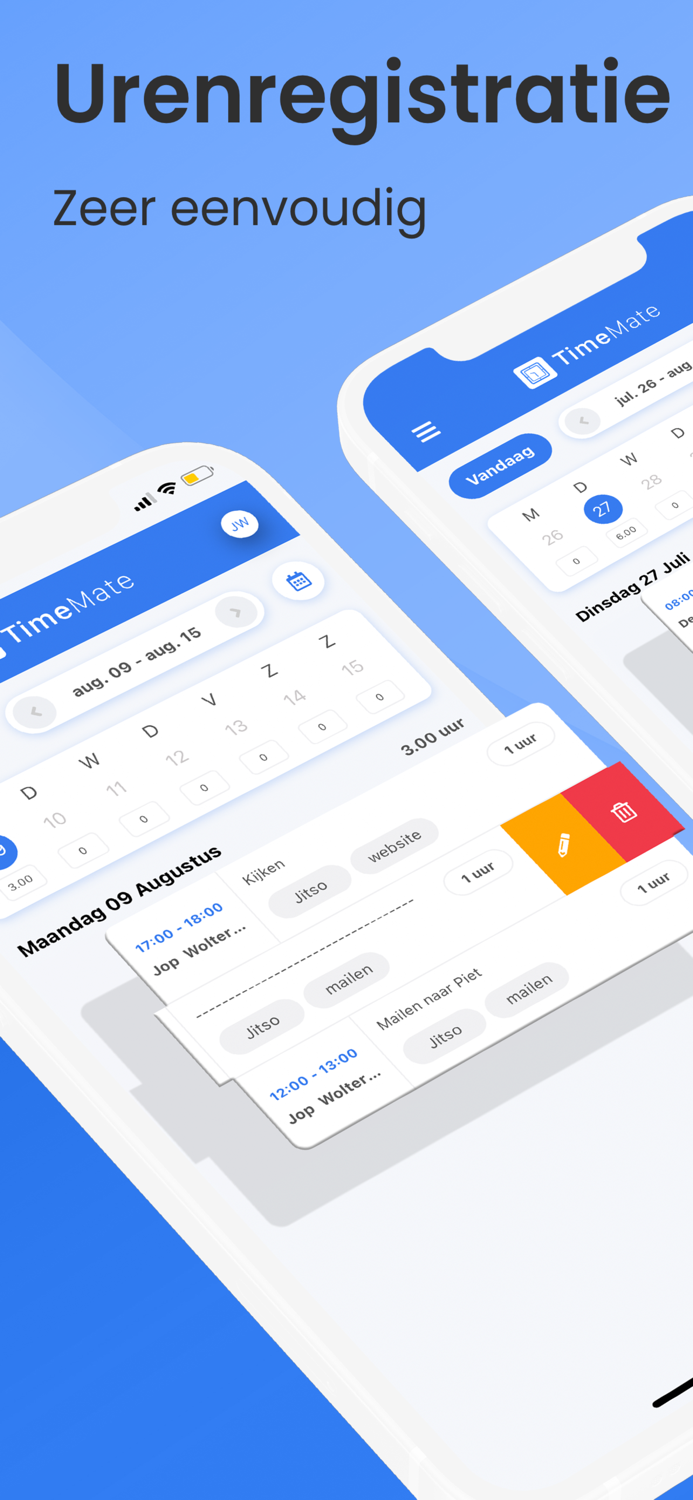 TimeMate - Urenregistratie