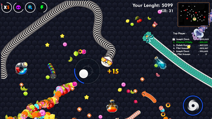 Vegetarian Snake - Worm Zone