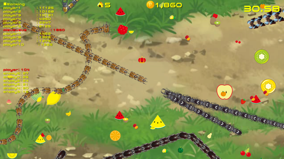 #2. BeetleWorm (iOS) 由: Yasuhiro Mizuki