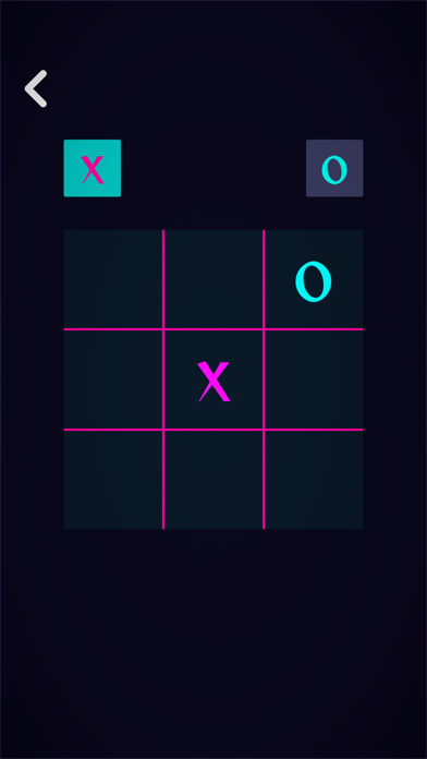 Tic Tac Toe - Glow, XO Game Screenshot