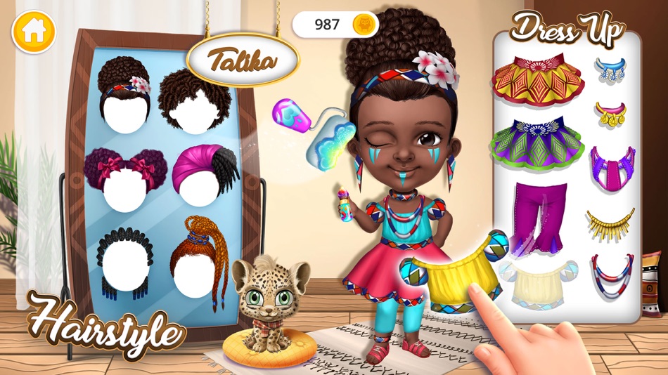 #3. Pretty Little Princess (iOS) 由: TutoTOONS