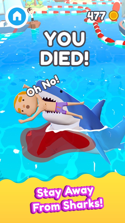 #5. Shark Escape 3D (iOS) Podle: APIX Educational Systems