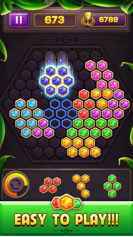 #2. Hexa Block Puzzle Star Gem (iOS) 由: Hoang Vinh Nguyen