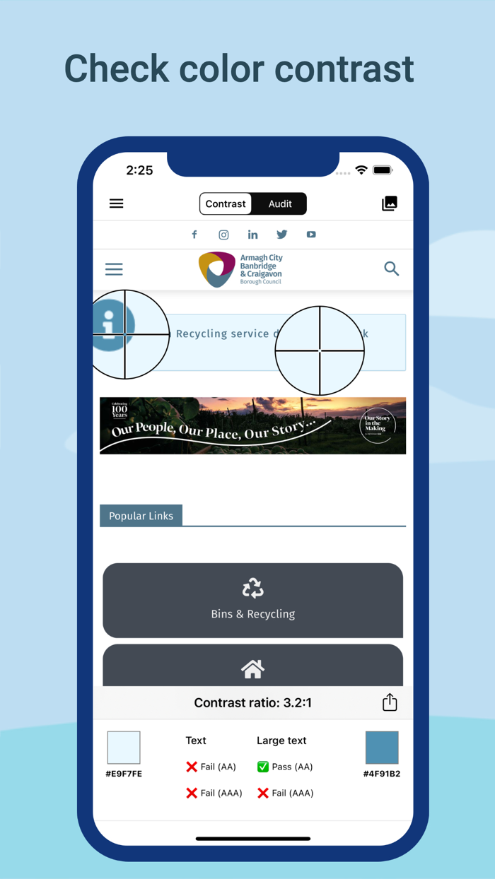 A11Y Audit  Color Contrast